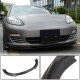 Накладка на передний бампер Lip (для Base 2009-2013, Карбон) для Porsche Panamera