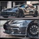 Накладка на передний бампер Lip (2016-2020, Карбон) для Porsche Panamera