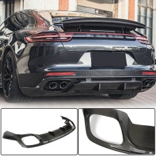 Диффузор заднего бампера (2016-2020, Карбон) для Porsche Panamera