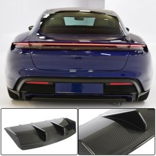 Диффузор заднего бампера (для 2019-2024 Turbo S SD, Карбон) для Porsche Taycan