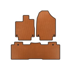 Коврики EVA (2 ряда, Оранжевый) для Honda Odyssey