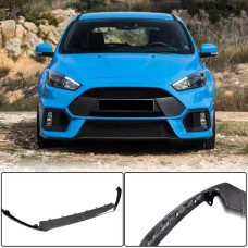 Накладка на передний бампер Lip (для RS 2015-2017, Карбон) для Ford Focus III