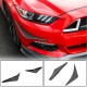 Накладки на передний бампер (2015-2017, Карбон) для Ford Mustang