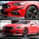 Накладки на передний бампер (2015-2017, Карбон) для Ford Mustang