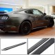 Боковые пороги V1 (Карбон) для Ford Mustang 2015-2023 гг