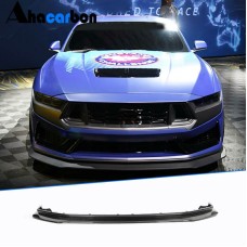 Накладка на передний бампер Lip (Карбон) для Ford Mustang 2024- гг