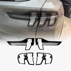 Накладки на задние фонари (Карбон) для Ford Mustang E-mach