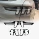 Накладки на задние фонари (Карбон) для Ford Mustang E-mach