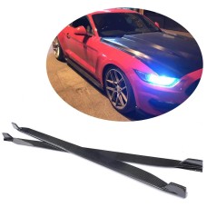 Бокові пороги V2 (Карбон) для Ford Mustang 2015-2023 рр