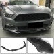 Накладка на передний бампер Lip (2015-2017, Карбон) для Ford Mustang