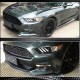Накладка на передний бампер Lip (2015-2017, Карбон) для Ford Mustang