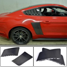 Накладки на задние крылья (2015-2017, Карбон) для Ford Mustang