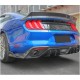 Диффузор заднего бампера V1 (2018-2021, Карбон) для Ford Mustang