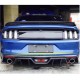 Диффузор заднего бампера V1 (2018-2021, Карбон) для Ford Mustang