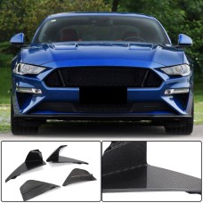 Накладки на противотуманки (2018-2021, Карбон) для Ford Mustang