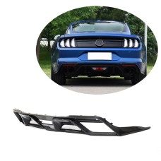 Дифузор заднього бампера V2 (2018-2021, Карбон) для Ford Mustang рр