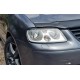 Реснички (2 шт, ABS) Черный глянец для Volkswagen Caddy 2004-2010 гг