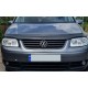 Реснички (2 шт, ABS) Черный глянец для Volkswagen Caddy 2004-2010 гг