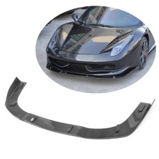 Накладка на передний бампер Lip (2011-2013, Карбон) для Ferrari 458 Италия