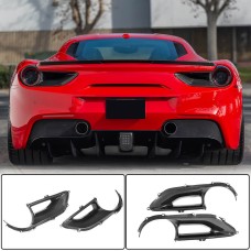 Накладки на задние фонари (2015-2017, Карбон) для Ferrari 488 GTB