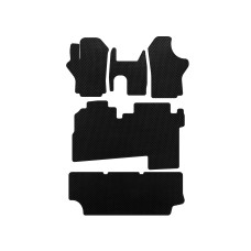 Килимки EVA (2004-2007, 3 ряди, 8-ми місний, Чорний) для Hyundai H200, H1, Starex рр