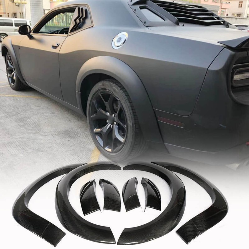 Накладки на арки (2015-2019, Карбон) для Dodge Challenger