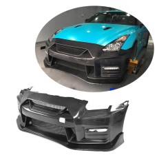 Передний бампер (2009-2015, Карбон) для Nissan GT-R