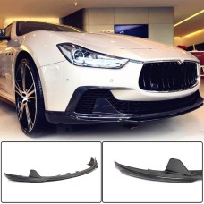 Накладка на передний бампер Lip V3 (для Base/S/S Q4 2013-2017, Карбон) для Maserati Ghibli