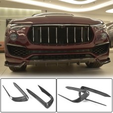 Накладки на передний бампер (для Base/S, Карбон) для Maserati Levante