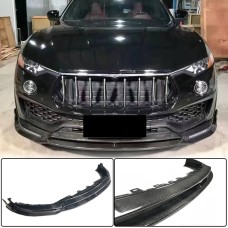 Накладка на передний бампер Lip V2 (для Base/S, Карбон) для Maserati Levante