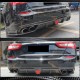 Диффузор заднего бампера V1 (для S/S Q4 2017-2020, Карбон) для Maserati Quattroporte 2013- рр