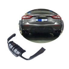 Диффузор заднего бампера V2 (для S/S Q4 2017-2020, Карбон) для Maserati Quattroporte 2013- рр