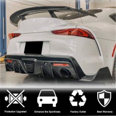 Диффузор заднего бампера V1 (Карбон) для Toyota Supra 2019- гг