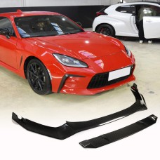 Накладка на передний бампер Lip (Карбон) для Toyota GR86
