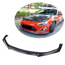 Накладка на передний бампер Lip V1 (Карбон) для Toyota GT86