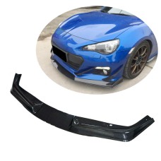 Накладка на передний бампер Lip V2 (Карбон) для Toyota GT86
