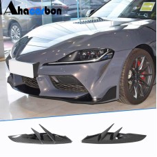 Накладки на передний бампер. для Toyota Supra 2019- гг