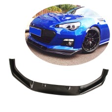 Накладка на передний бампер Lip (2013-2016, Карбон) для Subaru BRZ