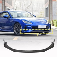 Накладка на передний бампер Lip V1 (2021-2023, Карбон) для Subaru BRZ 2021- гг