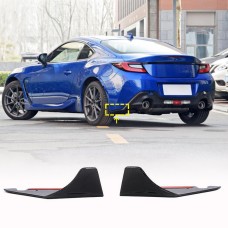 Накладки на задний бампер V1 (Карбон) для Subaru BRZ 2021- гг
