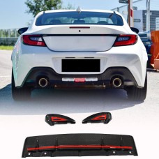 Диффузор заднего бампера V2 (2021-2023, Карбон) для Subaru BRZ 2021- гг