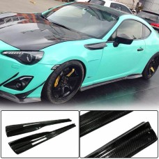 Боковые пороги V1 (Карбон) для Subaru BRZ 2012-2021 гг