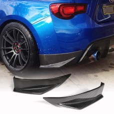 Накладки на задний бампер V2 (Карбон) для Subaru BRZ 2012-2021 гг