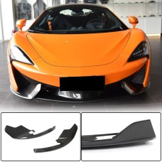 Накладки на передний бампер Flap (Карбон) для McLaren 540C/570S