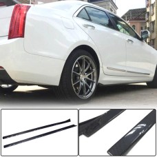 Боковые пороги (Карбон) для Cadillac ATS