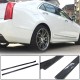 Боковые пороги (Карбон) для Cadillac ATS