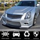 Накладка на передний бампер Lip V2 (для CTS V Sedan 2016-2019, Карбон) для Cadillac CTS