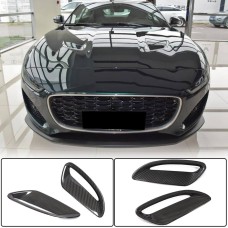 Накладки на капот (2021-2025, Карбон) для Jaguar F-Type