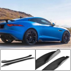 Боковые пороги (2013-2016, Карбон) для Jaguar F-Type