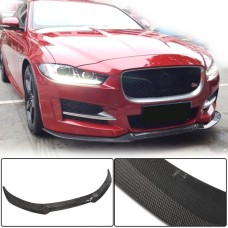 Накладка на передній бампер Lip (2015-2019, Карбон) для Jaguar XE 2015- рр